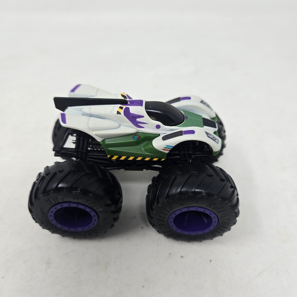 Hot Wheels Monster Trucks Buzz Lightyear Disney Pixar Diecast 1:64 Scale White